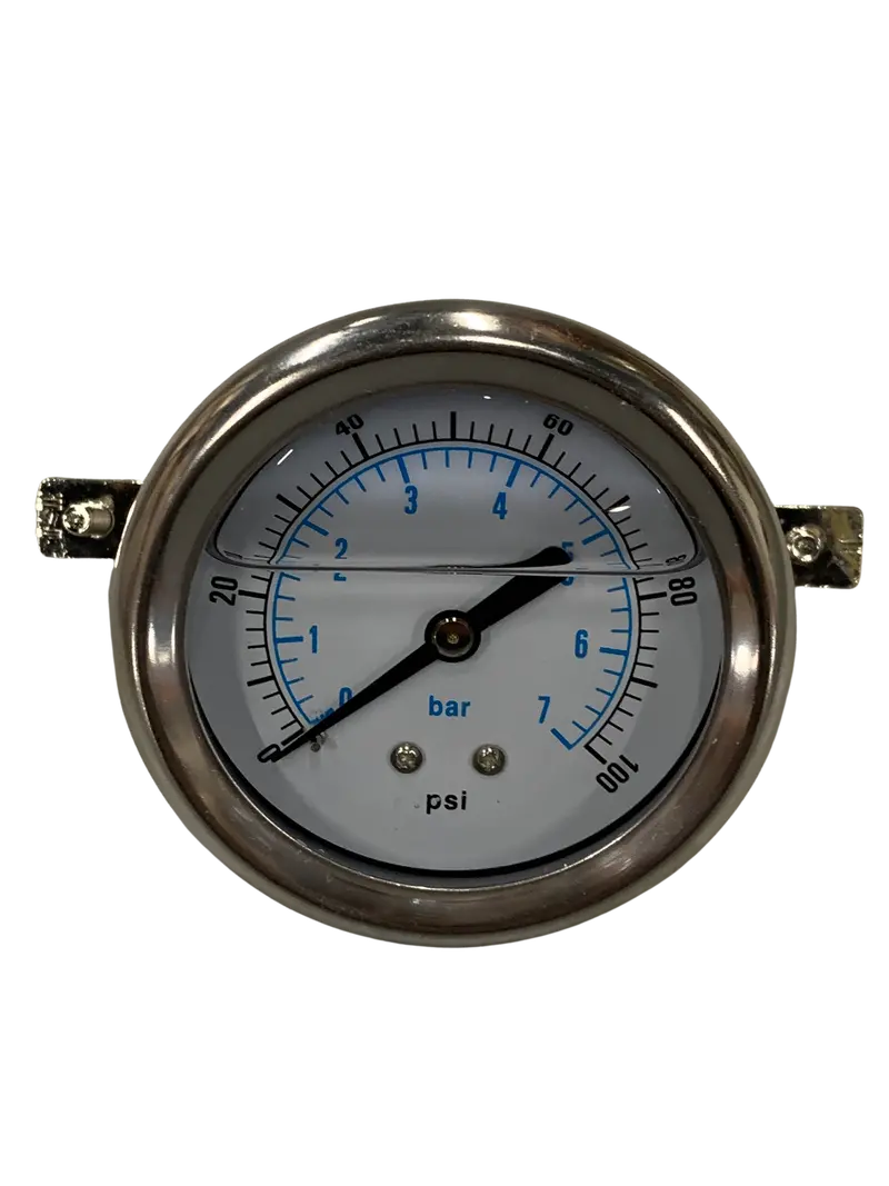 0–100 Psi Pressure Gauge – 2.5" Dial, 1/4" Mnpt Thread 1