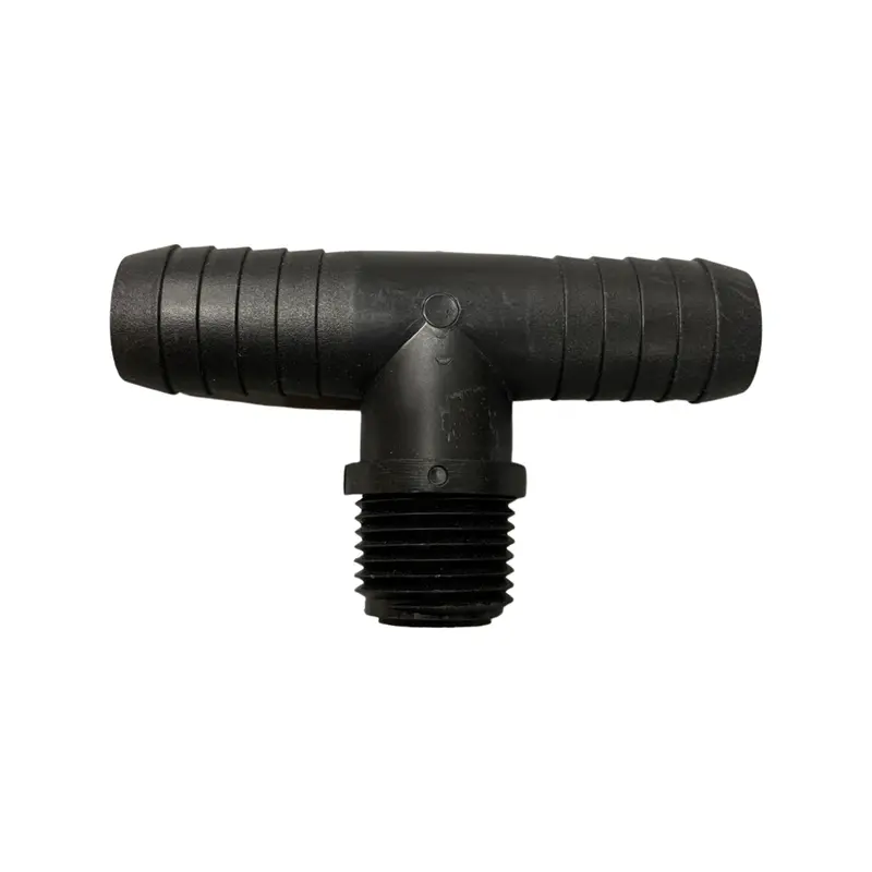 1/2" Mnpt To 3/4" Hb Nylon Reducing Tee Fitting 1