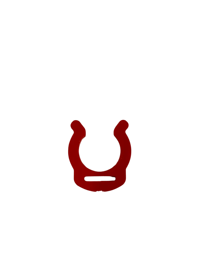 1/4" Red Locking Clip – Pack Of 20 1
