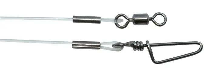 10-Inch Fluorocarbon Leader Assembly: Power Swivel + Coast Lock Snap 1