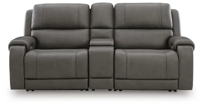 5Z-Pittson Power Reclining Loveseat With Center Console 1