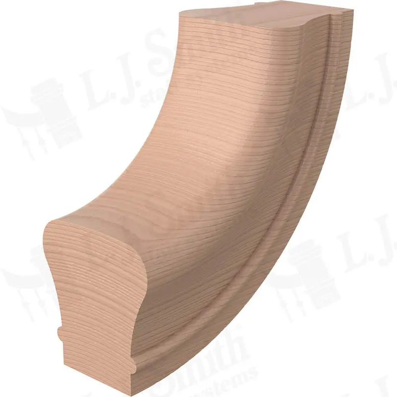 90-Degree Up-Easing Handrail Transition Fitting 1