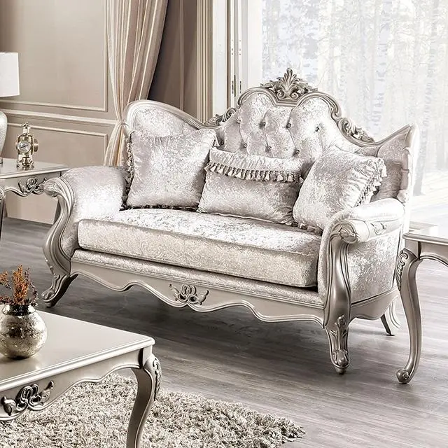 Acapulco White And Espresso Loveseat 1