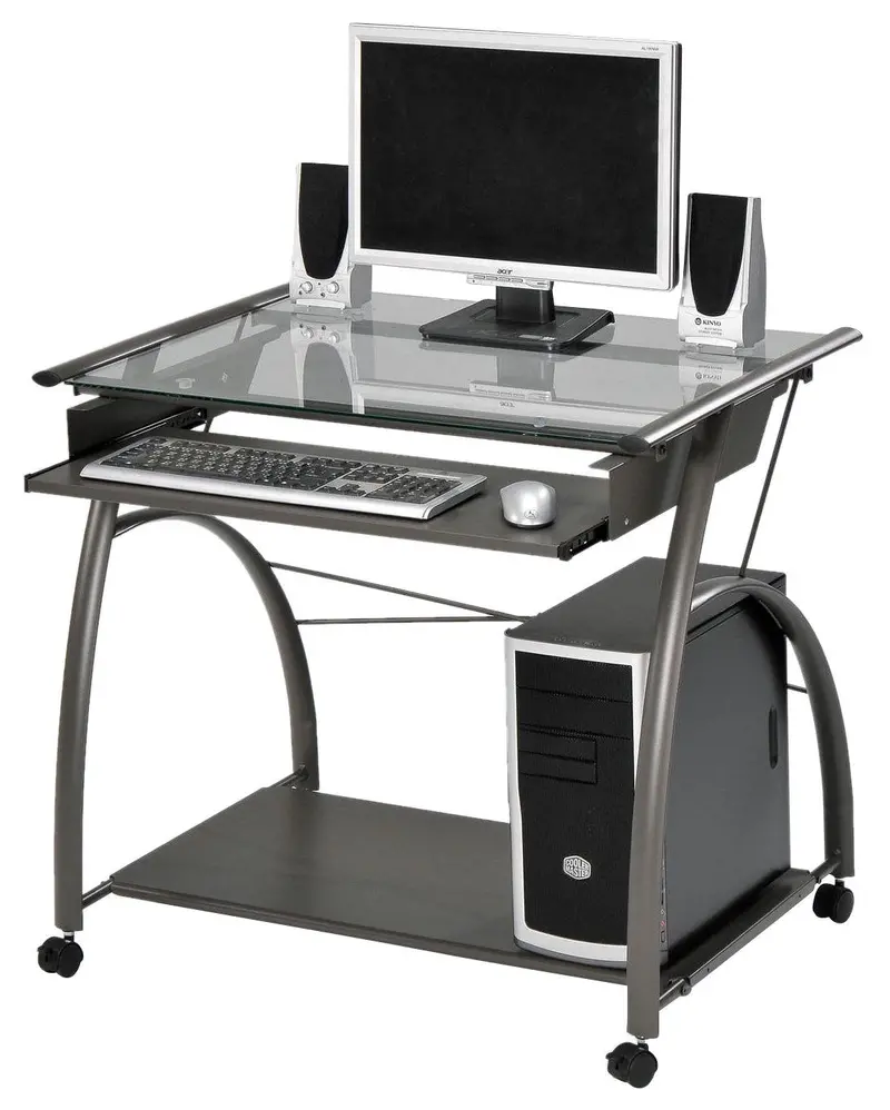 Acme Vincent Industrial-Style Metal Computer Desk 1