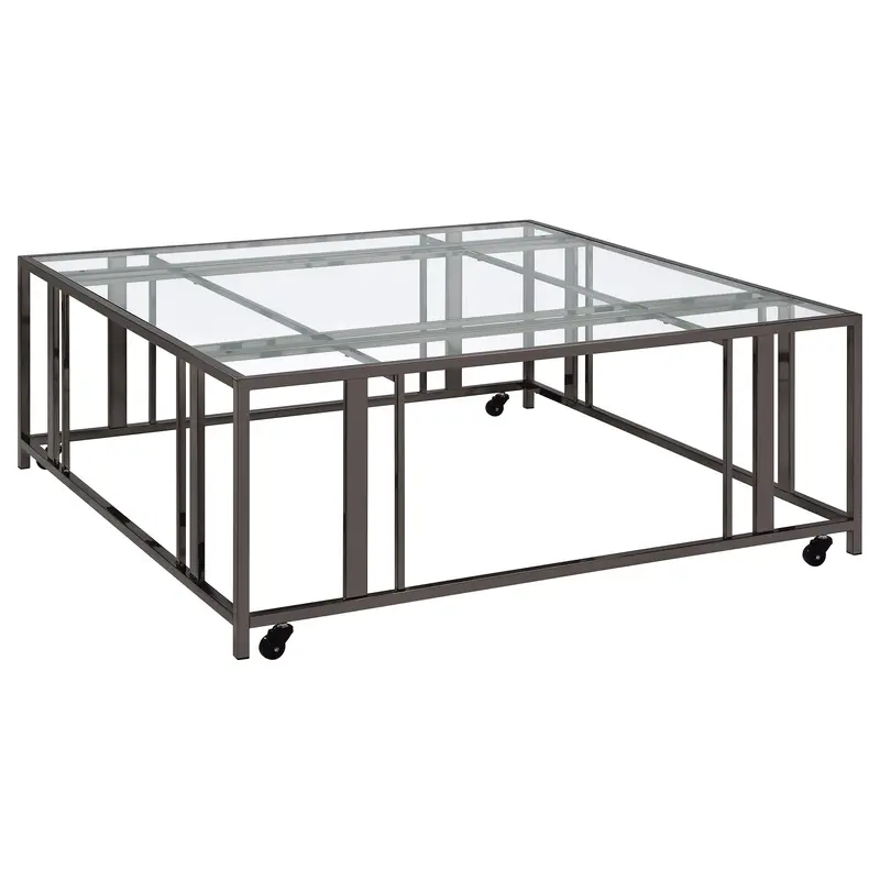 Adri Rolling Coffee Table With Casters 1