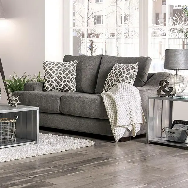 Adrian Loveseat – Compact 2-Seater Sofa With Rolled Arms 1
