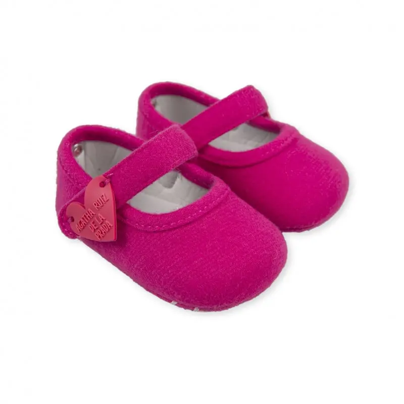 Agatha Ruiz De La Prada Baby Shoes – Fuchsia, Size 20 1