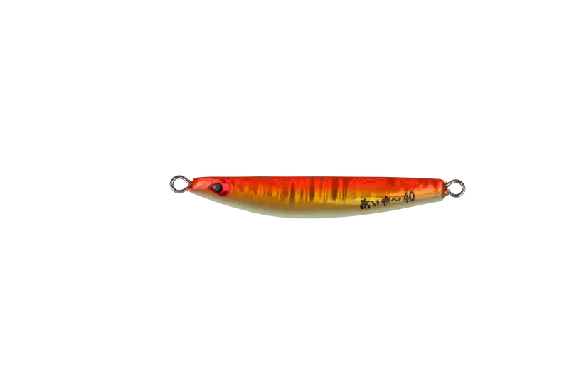 Aiya Mini Orange-Gold Glow Belly Jig 1