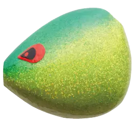 Aiya Solid Lime Glitter Fishing Ball 1