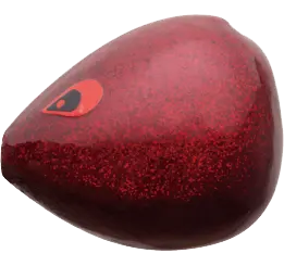Aiya Solid Red Glitter Fishing Ball 1