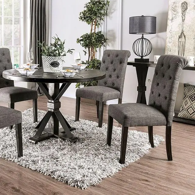 Alfred Industrial Dining Table Set 1