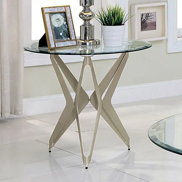 Alvise Wood-Grain End Table For Living Room Accent Placement 1