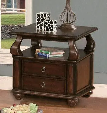 Amado Espresso End Table – Minimalist Wooden Accent Table By Acme 1