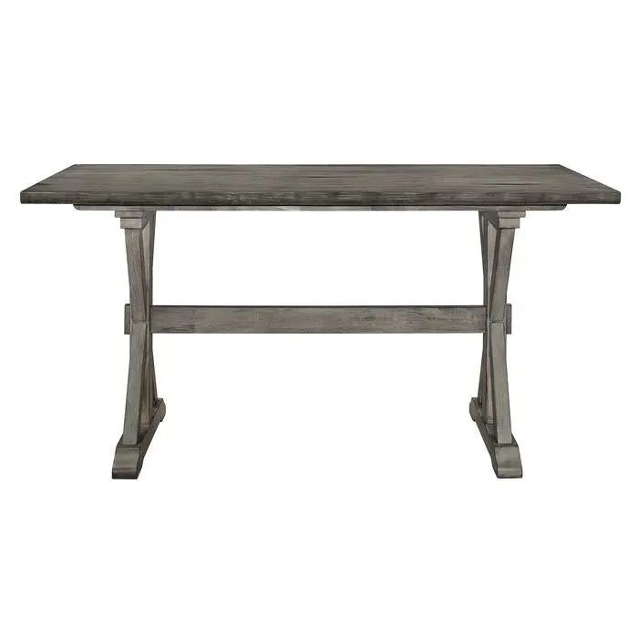 Amsonia Gray Counter Height Dining Table – Sleek Rectangular Surface For Casual Entertaining 1