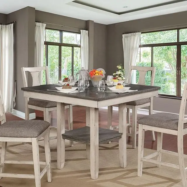 Ann Counter-Height Dining Table Set 1