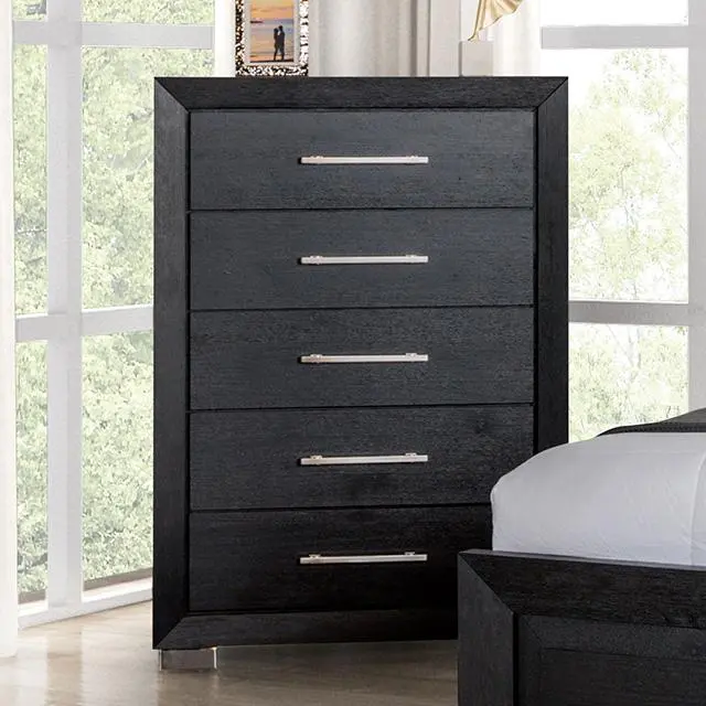 Ashbourne Tall 5-Drawer Chest Of Drawers 1