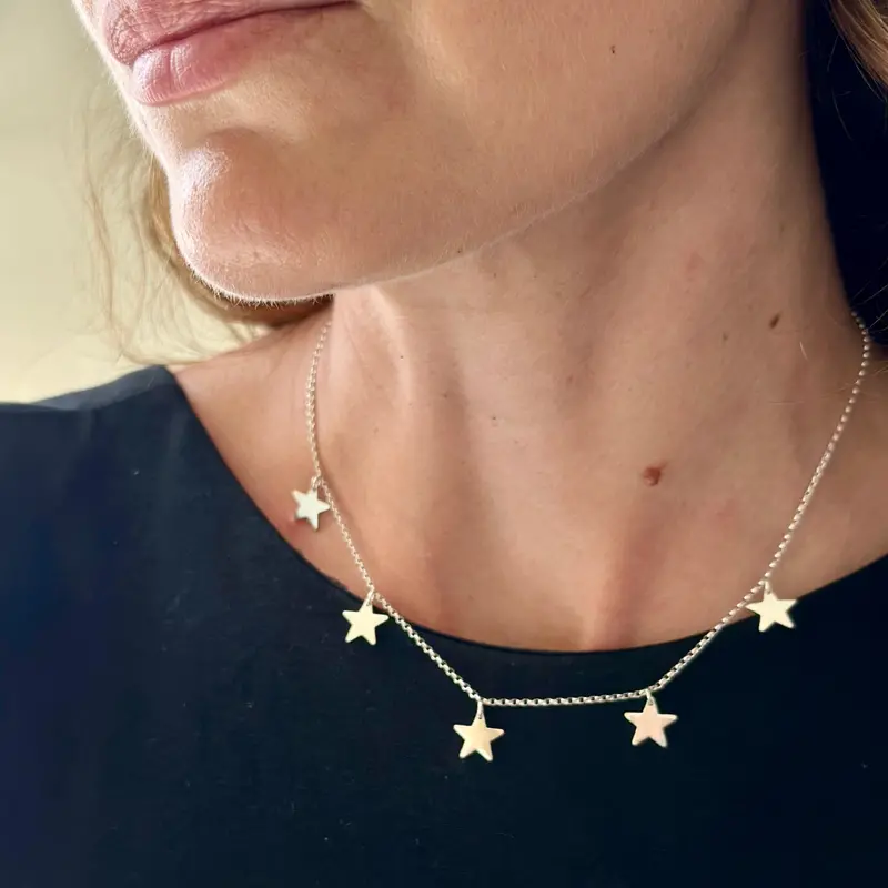 Asterism Celestial Star Pendant Necklace 1