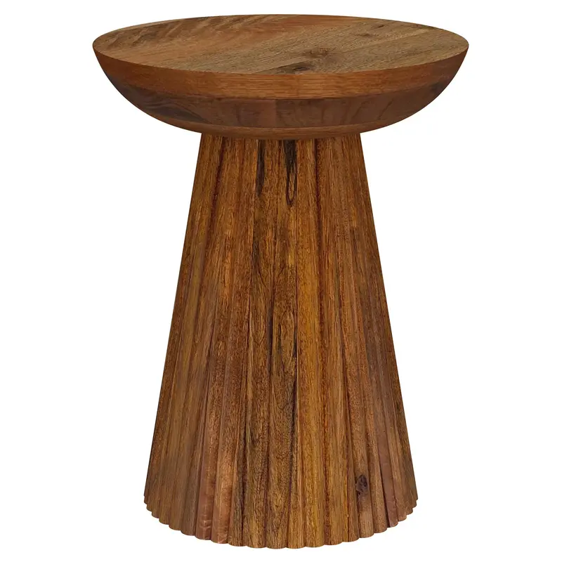 Aureo Contemporary Side Table With Marble Top 1
