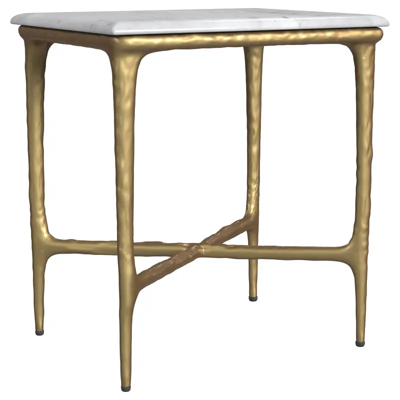 Baldwin Round Side Table With Solid Wood Top 1