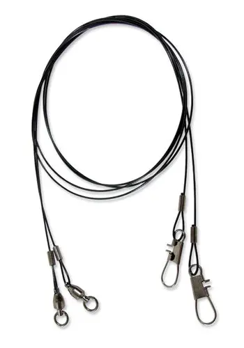 Ball Bearing Wire Leader With Interlock Snap 1