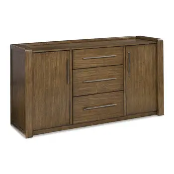 Baskinger Dining Server With Wine Rack And Cabinet Storage 1