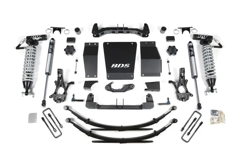 Bds Suspension 715F 4-Inch Lift Kit – Cast Steel Coilovers And Heavy-Duty Components For 2014–2018 Gm 1500 4Wd Trucks 1