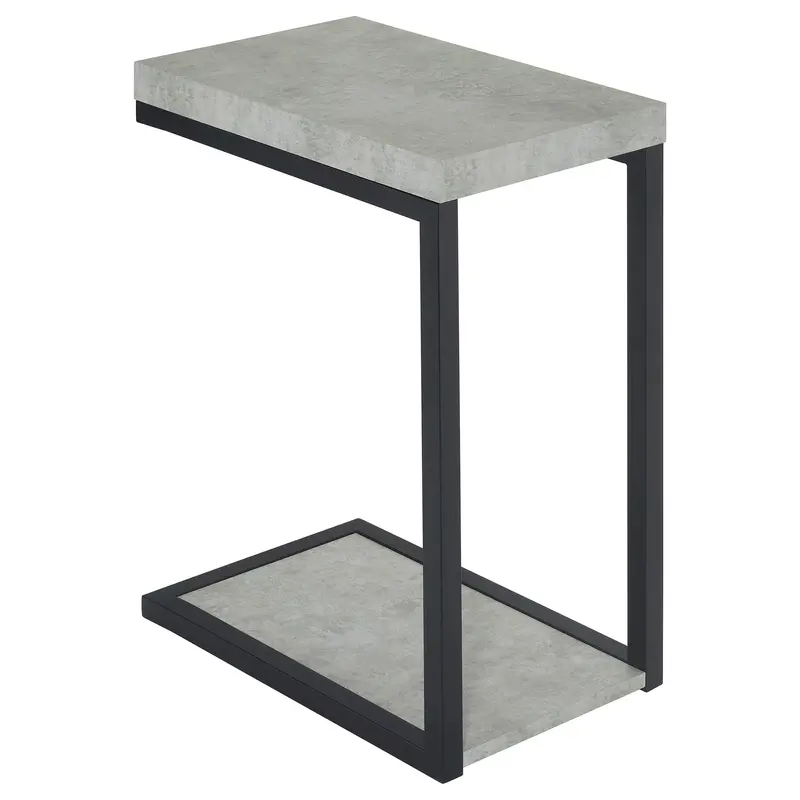 Beck Compact Side Table With Shelf Storage 1