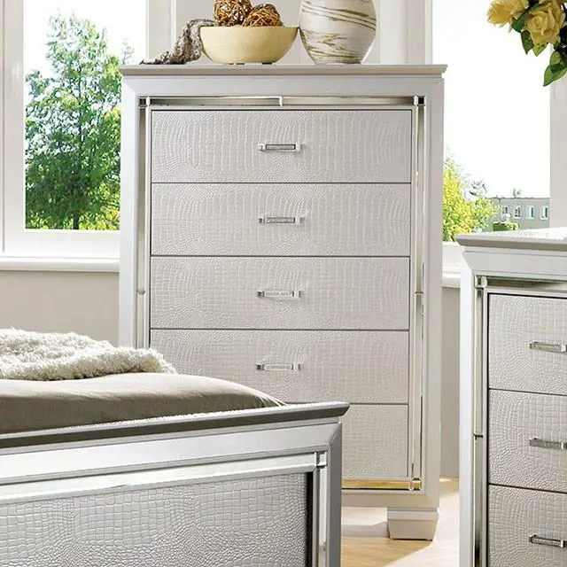 Bellanova Silver Chest Of Drawers For Bedrooms 1