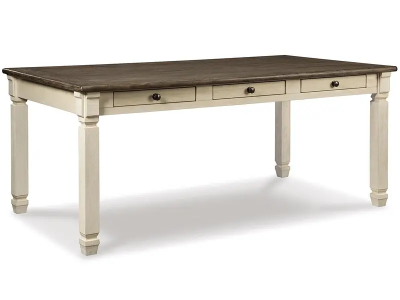 Bolanburg Solid Wood Dining Table With Extendable Leaf 1