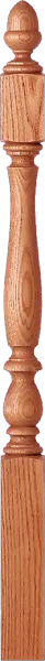 Bristol Acorn-Top Standard Newel Post – 3-1/4" Square 1