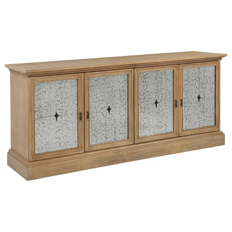 Brockway Wooden Sideboard – Storage Cabinet With Drawer And Shelf 1