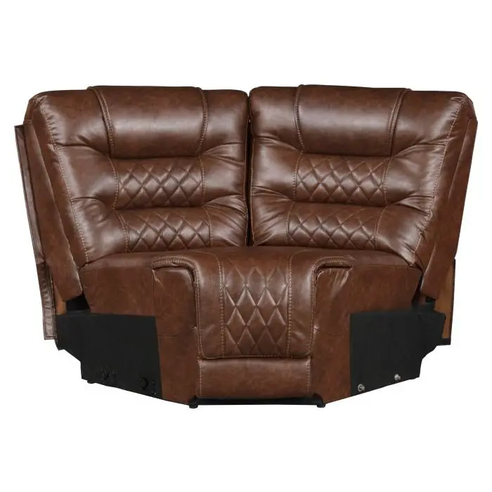 Brown Putnam Corner Seat With Modern Design – Model 9405Br-Cr 1