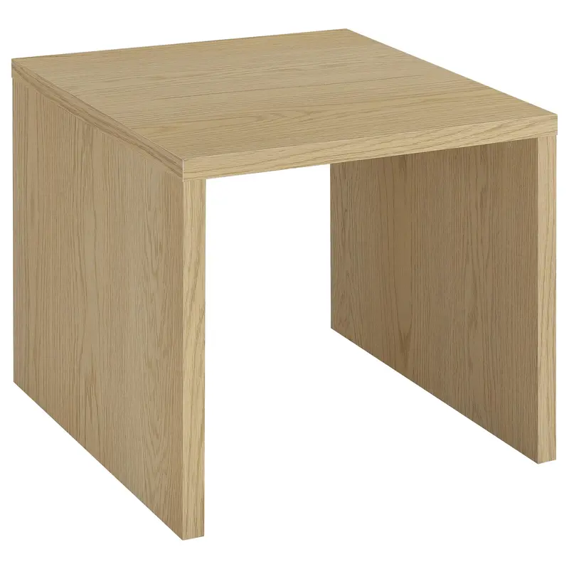 Canoga Round Wood End Table With Lower Shelf 1
