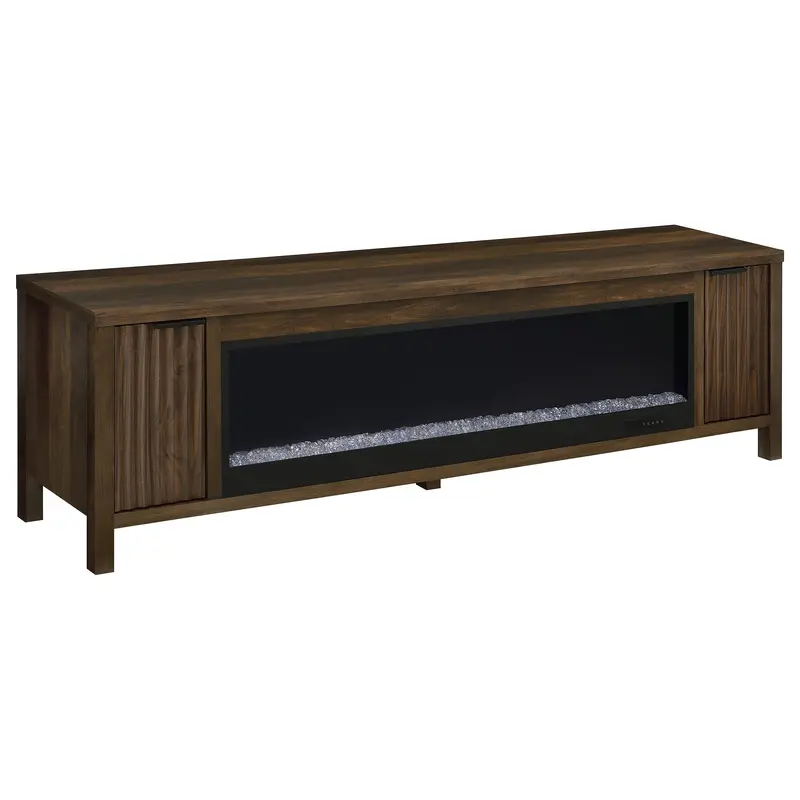 Carey Electric Fireplace Tv Console With Media Storage 1