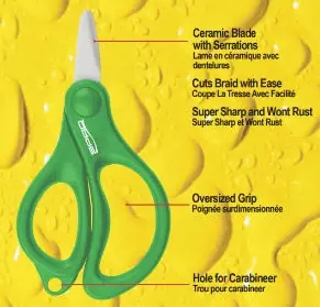 Ceramic-Braid Cutting Scissors For Anglers 1