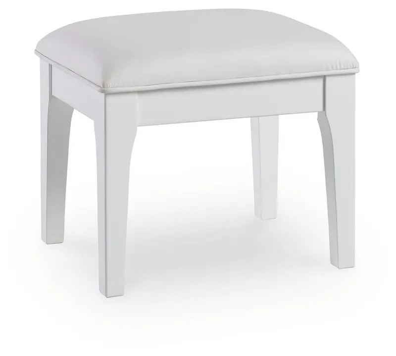 Chalanna Padded Upholstered Vanity Stool 1