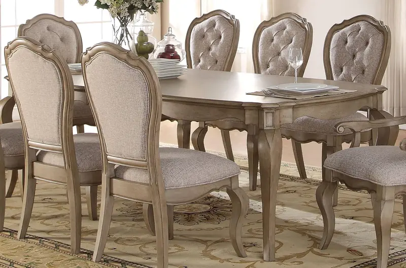 Chelmsford Antique Taupe Dining Table – 66" Rectangular Wood Table By Acme 1