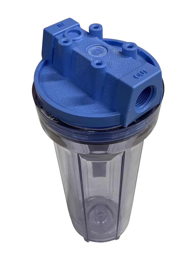 Clear Or Blue 2.5" X 10" Filter Housing 1