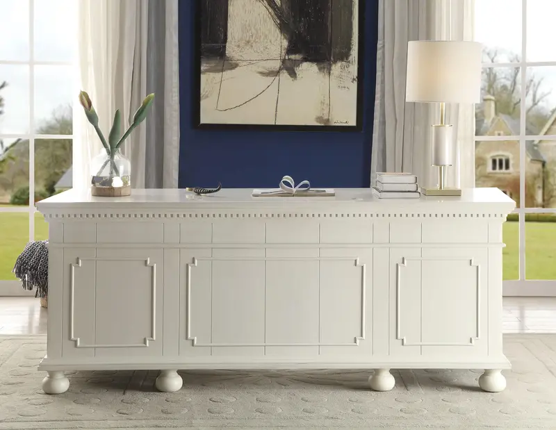 Cream Gustave Writing Desk – Minimalist Office Furniture 1