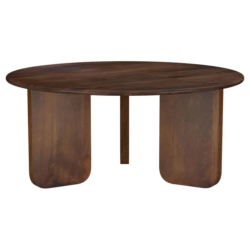 Dale Oval Coffee Table With Hidden Storage Compartment 1