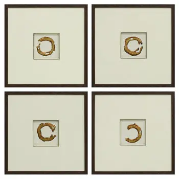 Dallbourne Gallery Wall Art Set – Four Coordinating Prints 1