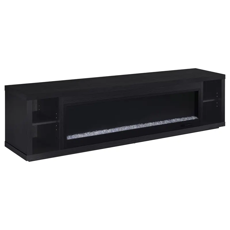 Deiter Electric Fireplace Tv Stand With Realistic Flame Effect 1