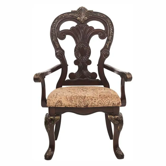 Deryn Park Dark Cherry Armchairs – Set Of Two 1