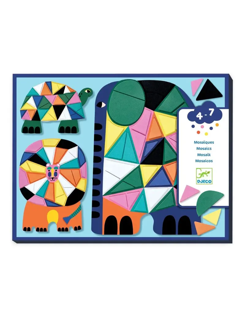 Djeco Africa Mosaic Craft Kit For Kids Age 4+ 1