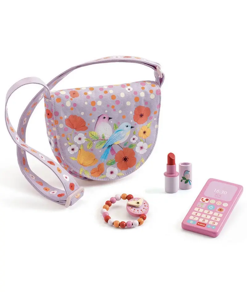 Djeco Kids’ Handbag & Accessories Set – Creative Play Kit For Age 3+ 1