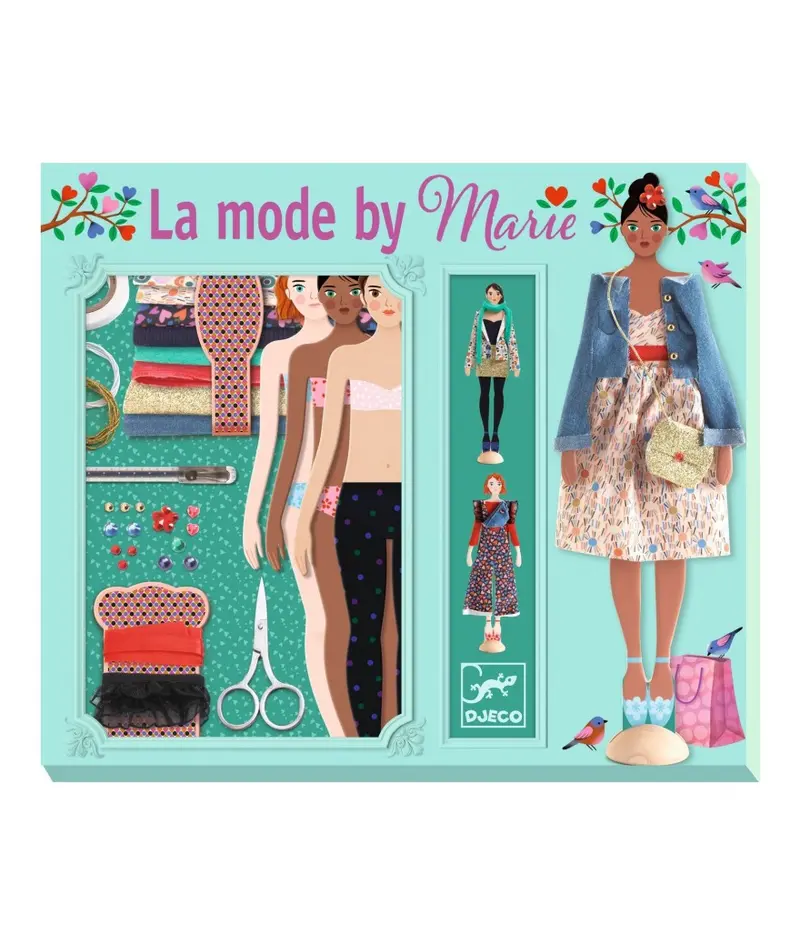 Djeco Marie Fashion Design Kit For Kids Age 7+ 1