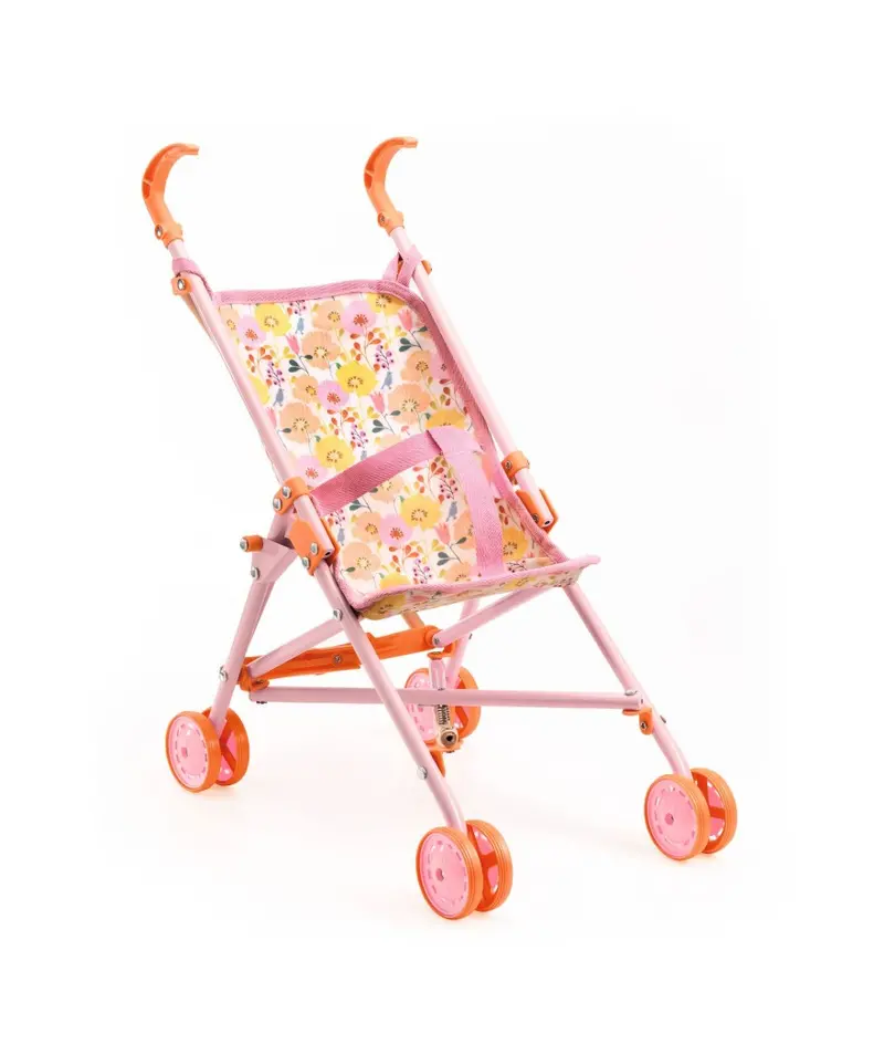 Djeco Pomea Doll Stroller – Interactive Toy For Ages 2+ 1