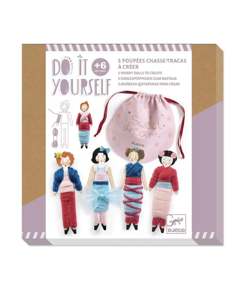 Djeco Sweet Night Care Doll Craft Kit – Ages 6+ 1