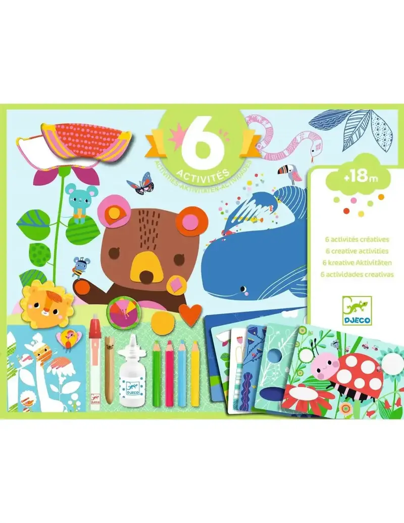 Djeco The Mouse And Friends Craft Set For Babies 18 Months+ 1
