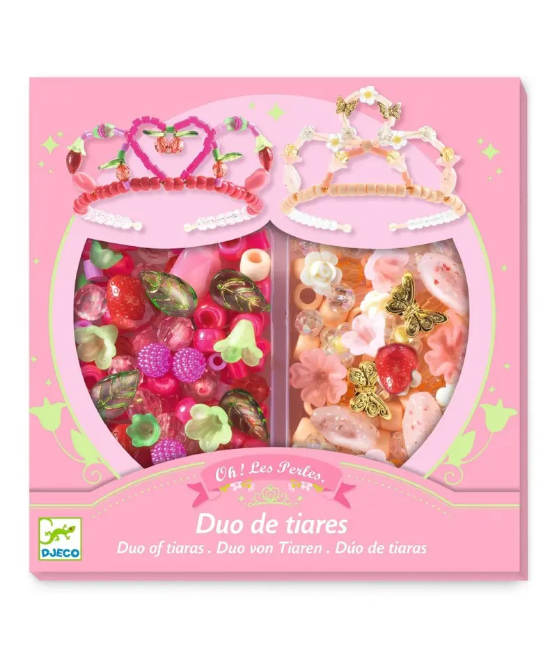 Djeco Twin Tiara Set For Girls Age 6 And Up 1